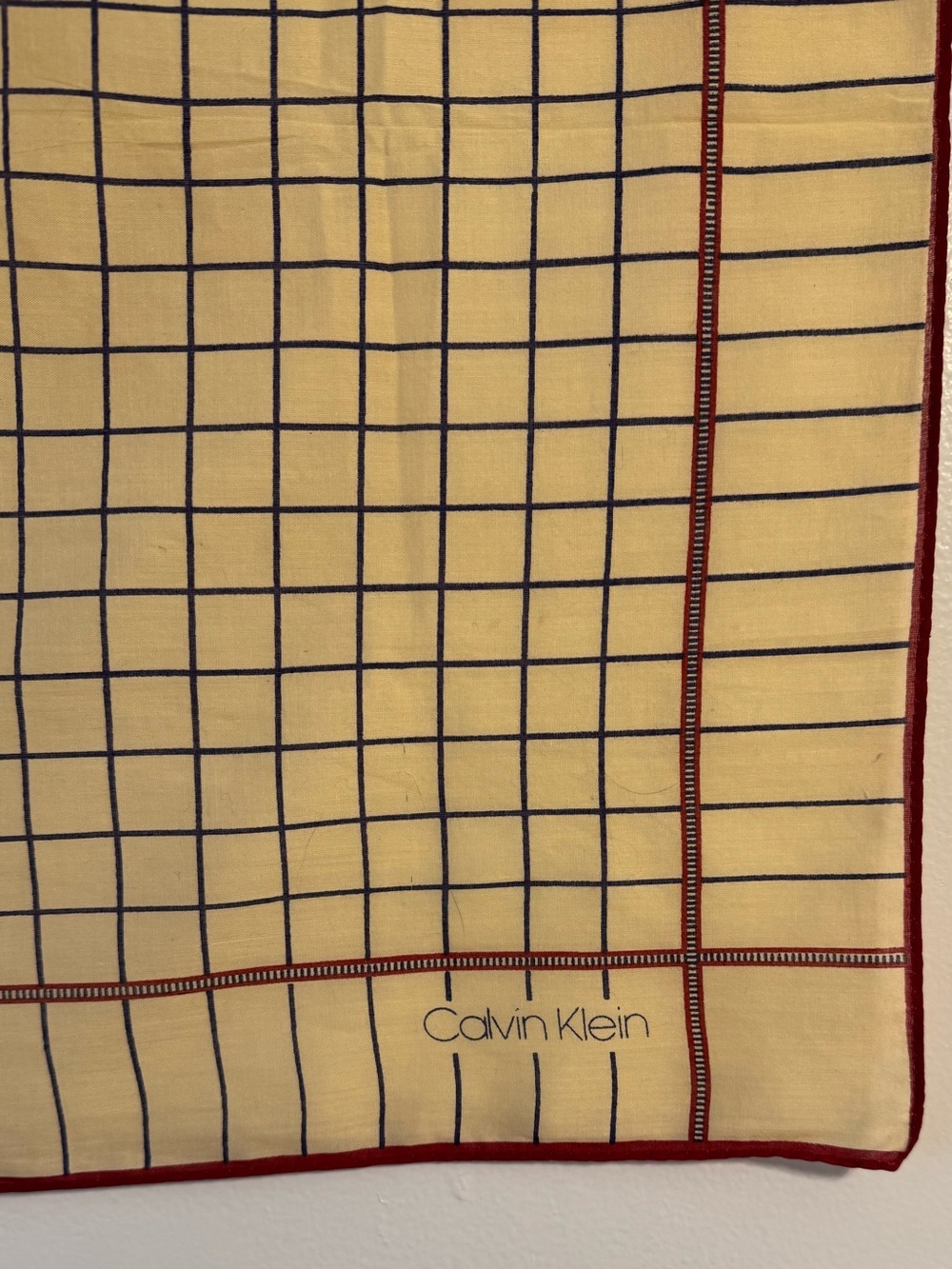 Vintage Cotton Calvin Klein Bandana - Picture 2 of 3